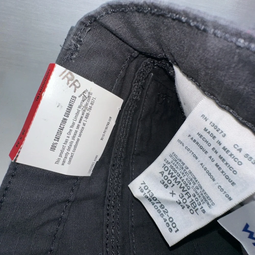 Wrangler Workwear Ranger Cargo Pants 38x34 Mens Ripstop Utility Work Pants NWT